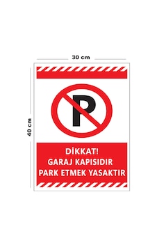 Metal Dikkat Garaj Kapısıdır Park Etmek Yasaktır 30 Cm X 40 Cm A3 Büyüklüğünde Uyarı Levhası Yönlen Metal Dikkat Garaj Kapısıdır Park Etmek Yasaktır 30 Cm X 40 Cm A3 Büyüklüğünde Uyarı Levhası Yönlen