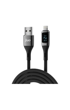 Juo 12w Dijital Led Ekranlı Usb-a To Lightning İphone İpad Örgülü Hızlı Şarj Ve Data Kablosu 2 Metre Sku: Zeus8690010091444 Juo 12w Dijital Led Ekranlı Usb-a To Lightning İphone İpad Örgülü Hızlı Şarj Ve Data Kablosu 2 Metre Sku: Zeus8690010091444