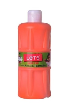 Lets Parmak Boyası Turuncu 500Ml