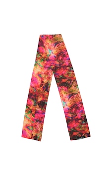 Feu De Elu Foulard Desenli Saten Fular