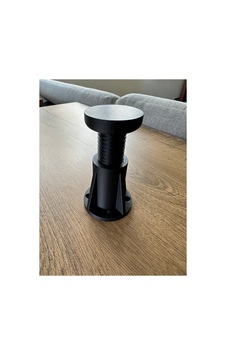 Ayarlanabilir Mobilya Ayağı Abs Dayanıklı Yükseklik Ayarlı Ayak 6 12 Cm Siyah