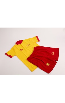 Ysc Cankurtaran Şort -polo Yaka Thşort Takımı Terletmez Kumaş - Sarı - Xs Sarı