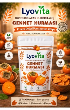 Cennet Hurması Dondurularak Kurutulmuş Freeze Dried 20 G Cennet Hurması Dondurularak Kurutulmuş Freeze Dried 20 G