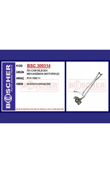 Ön - 894 - Cam Silecek Meizması Motorsuz R19 - Spt-gld - 1992 - Ön - 894 - Cam Silecek Meizması Motorsuz R19 - Spt-gld - 1992 -