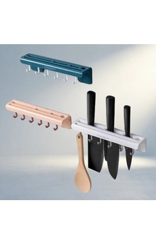 Mutfak Bıçak Düzenleyici Pratik Çoklu Askı Dayanıklı 4 Renk Mutfak Bıçak Düzenleyici Pratik Çoklu Askı Dayanıklı 4 Renk