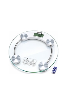Dijital - Pilli Yuvarlak Banyo Baskül Terazi Tartı Lcd Ekran 180kg/0.1g 30x30cm İ11-026 5570 Çok Renkli Dijital - Pilli Yuvarlak Banyo Baskül Terazi Tartı Lcd Ekran 180kg/0.1g 30x30cm İ11-026 5570 Çok Renkli