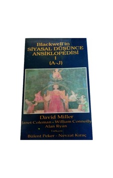 Siyasal Düşünce Ansiklopedisi Cilt 1 (a -j) David Miller 1998 Yıl