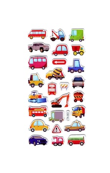 Sticker Kabartmalı Stiker Çıkartma Etiket Lta003 -18x9 Cm- İş Makinası Araba Çok Renkli Sticker Kabartmalı Stiker Çıkartma Etiket Lta003 -18x9 Cm- İş Makinası Araba Çok Renkli