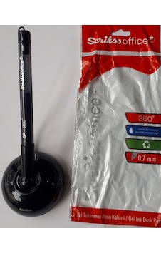 Masa Üstü Sabit Kalem Spiralli Mavi Jel 10 Adetli Paket Scrikss Masa Üstü Sabit Kalem Spiralli Mavi Jel 10 Adetli Paket Scrikss