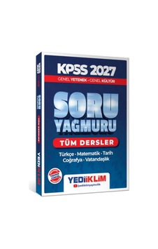 Yediiklim 2027 Kpss Genel Yetenek Genel Kültür Tüm Dersler Soru Yağmuru Soru Bankası Yediiklim 2027 Kpss Genel Yetenek Genel Kültür Tüm Dersler Soru Yağmuru Soru Bankası