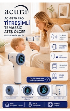 Acura Ac-9270 Pro Titreşimli Profesyonel Ateş Ölçer Acura Ac-9270 Pro Titreşimli Profesyonel Ateş Ölçer
