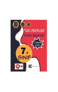 Kitap Vadisi 7.sınıf Tüm Dersler Soru Bankası 3 Deneme İlaveli Kitap Vadisi 7.sınıf Tüm Dersler Soru Bankası 3 Deneme İlaveli