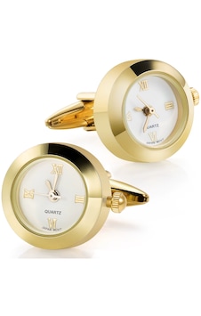 Omark Cotton Gold Suisse Watch Kol Düğmesi Altın Omark Cotton Gold Suisse Watch Kol Düğmesi Altın