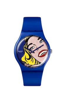 Swatch Suoz352 Girl By Roy Lichtenstein Unisex Kol Saati Swatch Suoz352 Girl By Roy Lichtenstein Unisex Kol Saati
