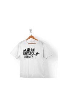 Sherlock Holmes Evrim The Evolutıon Of Man Çocuk Tişört 001