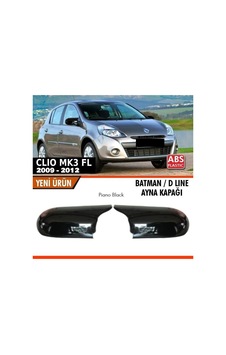 Renault Symbol Mk2 Batman Ayna Kapağı Piano Black / 2009-2012