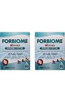 Forbiome Minies 2 Milyar Probiyotik Damla 8 Ml 2 Adet Forbiome Minies 2 Milyar Probiyotik Damla 8 Ml 2 Adet