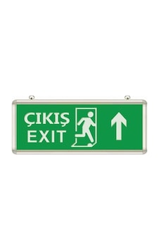İnoled 5123 Yukarı Ok Yönlü Led Exıt Çıkış Tabelası
