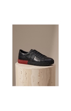 Bafaş Ayakkabı 037042 Siyah Hakiki Dana Derisi Detaylı Tabanlı Erkek Sneaker Bafaş Ayakkabı 037042 Siyah Hakiki Dana Derisi Detaylı Tabanlı Erkek Sneaker