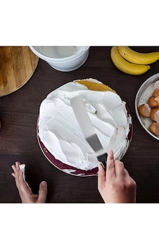 Paslanmaz Çelik L Tipi Pastacı Spatulası Krema Düzeltme Ve Pasta Şekillendirme Bıçağı Çok Renkli Paslanmaz Çelik L Tipi Pastacı Spatulası Krema Düzeltme Ve Pasta Şekillendirme Bıçağı Çok Renkli