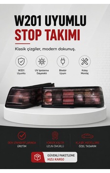Mercedes W201 190 Smoke Stop Takımı Sağ-sol Mercedes W201 190 Smoke Stop Takımı Sağ-sol