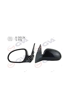Seninoton Dış Dikiz Aynası Sol İ30 07 Elektrikli Isıtmalı Astarlı Asferiklı 5 Fiş Vm-443ehl