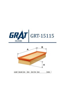 Hava Filtresi Grat 15115 Volkswagen Caddy 1996-2003 / Polo 2000-2002 / Seat Ibiza 1999-2002 Oem 6k0129620b Hava Filtresi Grat 15115 Volkswagen Caddy 1996-2003 / Polo 2000-2002 / Seat Ibiza 1999-2002 Oem 6k0129620b