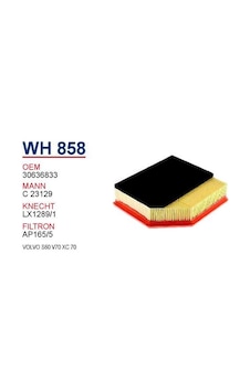 HAVA FILTRESI VOLVO S60-V70-XC70-XC90 2.4 05 - WH858 30636833 HAVA FILTRESI VOLVO S60-V70-XC70-XC90 2.4 05 - WH858 30636833