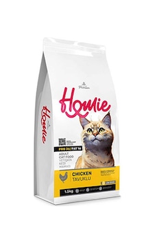Homie Tavuklu Düşük Tahıllı Yetişkin Kedi Maması 1500 G Homie Tavuklu Düşük Tahıllı Yetişkin Kedi Maması 1500 G