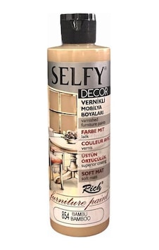 Rich Selfy Decor Vernikli Boya 240Cc - Bambu 854 Rich Selfy Decor Vernikli Boya 240Cc - Bambu 854