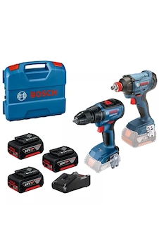 Bosch Gdx 180-lı + Gsr 18v-50 + 3x5.0 Ah Matkap Somun Sıkma Akülü Vidalama Seti Bosch Gdx 180-lı + Gsr 18v-50 + 3x5.0 Ah Matkap Somun Sıkma Akülü Vidalama Seti