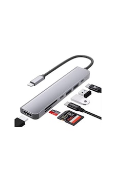 Usb Çoklayıcı 7in1 Hub Type-c 4k Hdmı Sd Tf Kart Okuyucu Usb 3.0 Okuyucu Usb Çoklayıcı 7in1 Hub Type-c 4k Hdmı Sd Tf Kart Okuyucu Usb 3.0 Okuyucu