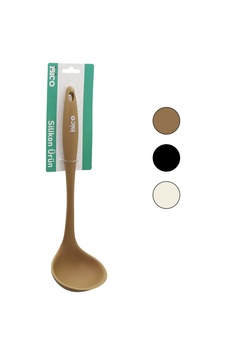İbico İ22-038 Büyük Renkli Silikon Servis Kepçe 28cm Silikon Saplı İbico İ22-038 Büyük Renkli Silikon Servis Kepçe 28cm Silikon Saplı