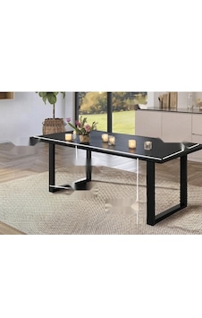 Yemek Masası Metal Ayaklı Çok Amaçlı 120x80 Cm 1.mdflam Anrasit
