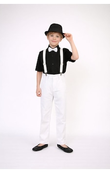 Dıgıl Kids Erkek Çocuk Takım Askı Papyon Gömlek Pantalon Siyah Dıgıl Kids Erkek Çocuk Takım Askı Papyon Gömlek Pantalon Siyah