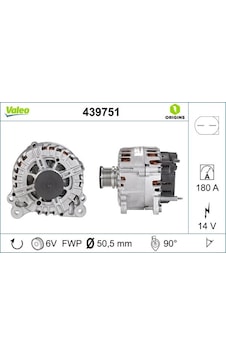 Valeo Alternatör Vw T5 2.0 Tdi Valeo 439751 03l903024g Valeo Alternatör Vw T5 2.0 Tdi Valeo 439751 03l903024g