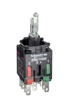 Schneider ZB6ZB55B 1NO 230V Harmony XB6 Serisi Işıklı Buton Kontak Bloğu Schneider ZB6ZB55B 1NO 230V Harmony XB6 Serisi Işıklı Buton Kontak Bloğu