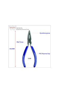 Weber 1345 Elektronikçi Kombine Pense 140 Mm