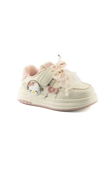 Marcokids Marco Kids Kız Çocuk Hello Kitty İncili Spor Ayakkabı Beyaz A15