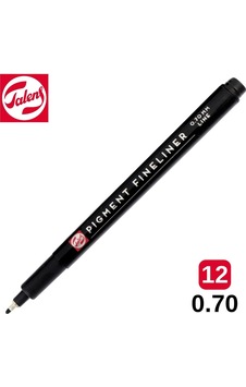 Talens Pigment Fineliner Teknik Çizim Kalemi Siyah 12 0.70mm / Talens Pigment Fineliner Teknik Çizim Kalemi Siyah 12 0.70mm /