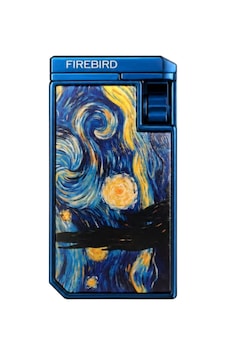 Firebird Çift Torch Pürmüz Yıldızlı Gece Desenli Mavi Puro Çakmağı Trm1016 Firebird Çift Torch Pürmüz Yıldızlı Gece Desenli Mavi Puro Çakmağı Trm1016