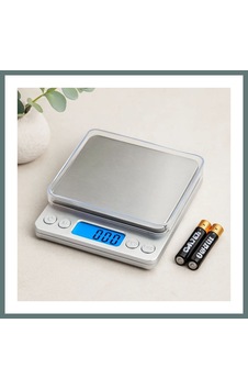 Ventra Mini Hassas Tartı 3000g/0.01g Şeffaf Kapak, Pilli Ventra