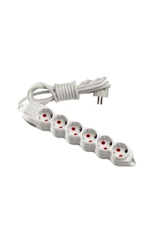 Mono Orion 6'lı Topraklı Grup Priz 3 Metre (3*1) Beyaz Mono Orion 6'lı Topraklı Grup Priz 3 Metre (3*1) Beyaz