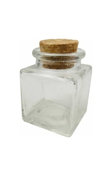 Olio Cam Şişe Kavanoz Şişemantarı Tıpalı Kare 50 Ml Olio Cam Şişe Kavanoz Şişemantarı Tıpalı Kare 50 Ml