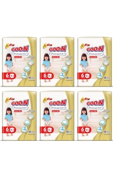 Goon Premium Soft Külot Bebek Bezi 6 Beden 15-25 Kg 13x6 Paket 6'lı Goon Premium Soft Külot Bebek Bezi 6 Beden 15-25 Kg 13x6 Paket 6'lı