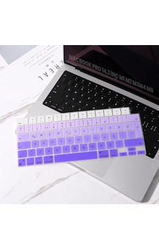 Macbook Pro 14.2 İnç M1 M2 M3 M4 M5 A2442 A2992 Uyumlu Türkçe Q Klavye Koruyucu Mor Ombre Silikon Diğer Macbook Pro 14.2 İnç M1 M2 M3 M4 M5 A2442 A2992 Uyumlu Türkçe Q Klavye Koruyucu Mor Ombre Silikon Diğer
