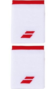 Babolat Logo Jumbo Wristband Beyaz Kırmızı Tenis Bileklik Babolat Logo Jumbo Wristband Beyaz Kırmızı Tenis Bileklik