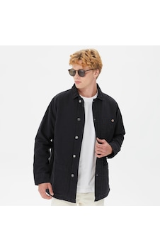 Dickies Duck High Pile Flce Line Chore Erkek Siyah Ceket