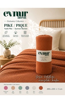 Evnur Home Lüks Pike Çift Kişilik 200x235 Kiremit Evnur Home Lüks Pike Çift Kişilik 200x235 Kiremit