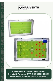 Antrenman Gereci Maç Planı Strateji Panosu Ttf-100 Mk-3003 Mıknatıslı Futbol Taktik Tahtası Antrenman Gereci Maç Planı Strateji Panosu Ttf-100 Mk-3003 Mıknatıslı Futbol Taktik Tahtası